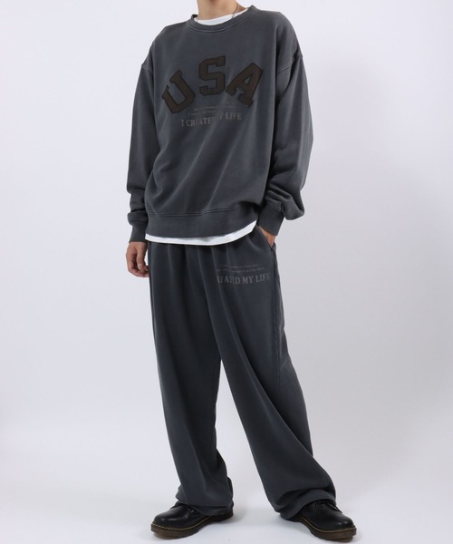 セール】セットアップ対応 USAカモフラロゴアップリケ ピグメント