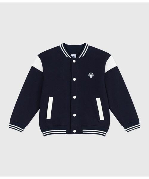 PETIT BATEAU(プチバトー)の「ブルゾン(ブルゾン・キッズ・ネイビー・6YEAR/8YEAR/10YEAR/12YEAR)」の1枚目の写真