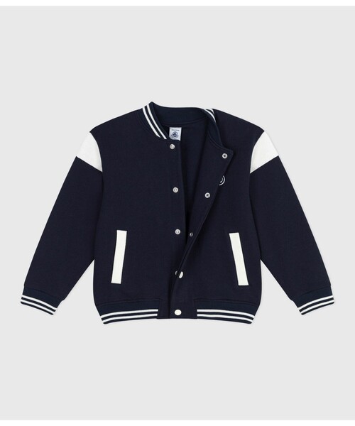 PETIT BATEAU(プチバトー)の「ブルゾン(ブルゾン・キッズ・ネイビー・6YEAR/8YEAR/10YEAR/12YEAR)」の2枚目の写真