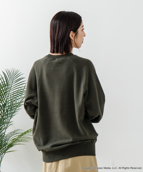 DISCUS（ディスカス）の「【DISCUS×Casper】キャラクタープリントスウェットトレーナー メンズ レディース ユニセックス（スウェット・レディース・ブラック系その他2/ホワイト系その他2/ブラック系その他/ホワイト系その他・LARGE/MEDIUM）」の19枚目の写真
