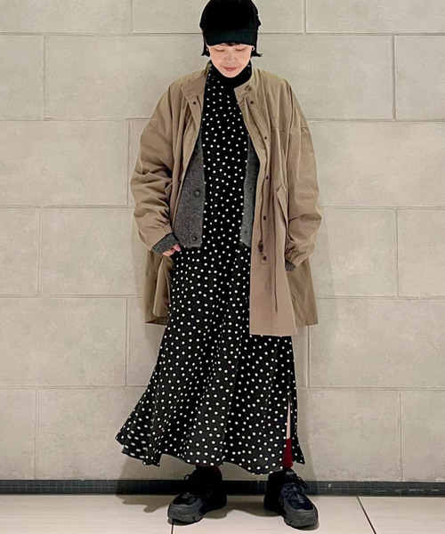 JOURNAL STANDARD LUXE（ジャーナルスタンダード　ラックス）の「ドット プルオーバーワンピース（ワンピース・レディース・ブラック・FREE）」の9枚目の写真