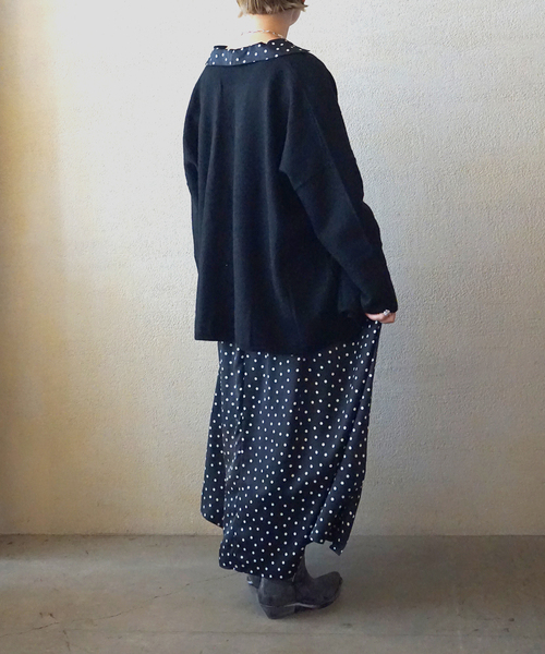 JOURNAL STANDARD LUXE（ジャーナルスタンダード　ラックス）の「ドット プルオーバーワンピース（ワンピース・レディース・ブラック・FREE）」の14枚目の写真