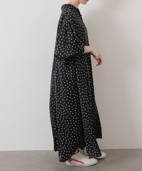 JOURNAL STANDARD LUXE（ジャーナルスタンダード　ラックス）の「ドット プルオーバーワンピース（ワンピース・レディース・ブラック・FREE）」の16枚目の写真