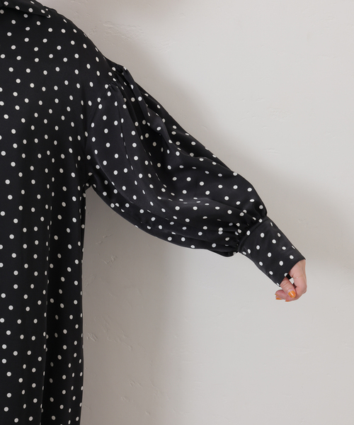 セール】ドット プルオーバーワンピース（ワンピース）｜JOURNAL