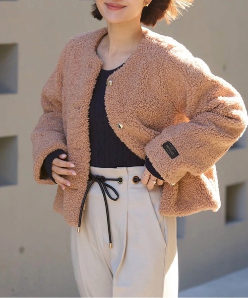 h*a様 メゾンドドルチェ ノーブルジャケット ブラウン ユニセックス】オーバーサイズ テーラードジャケット（チェック・無地