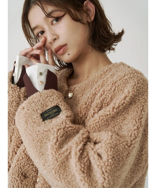 セール】ボアノーカラーブルゾン（ブルゾン）｜TONAL（トーナル）の