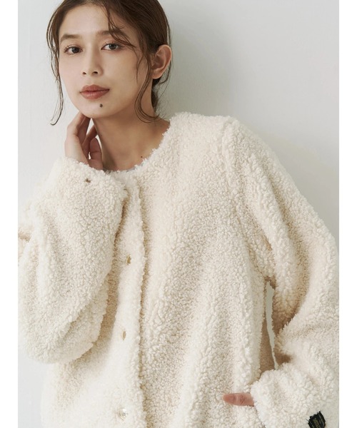 ボアノーカラーブルゾン（ブルゾン）｜TONAL（トーナル）の