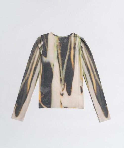 PRANK PROJECT（プランクプロジェクト）の「グラフィッククルートップ / Graphic Crew Top（Tシャツ/カットソー・レディース・グリーン/グレー・FREE）」の13枚目の写真