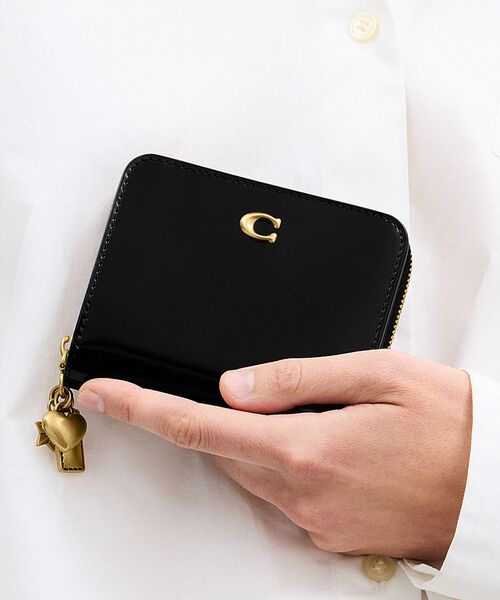 【COACH☆新品】 ビルフォールド ウォレット☆ダーク ライム☆カーフ レザー COACH（コーチ） 残りわずか COACH CH814 ビルフォールド ウォレット