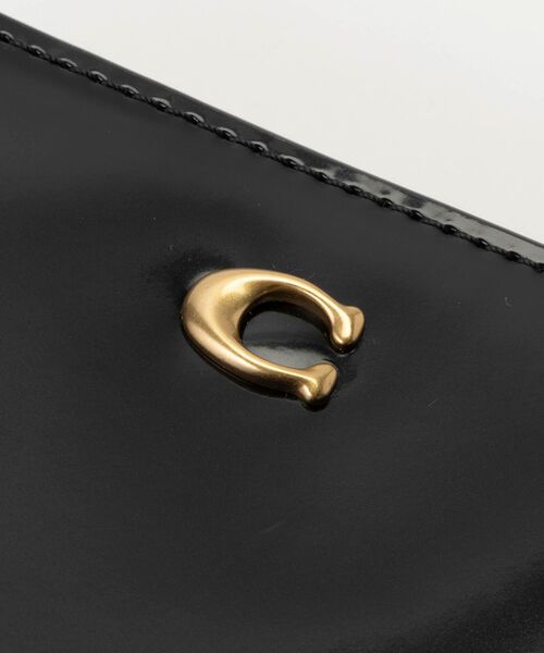 COACH(コーチ)の「エッセンシャル ビルフォールド ウォレット・チャーム(財布・レディース・ブラック系その他・ONE)」の4枚目の写真