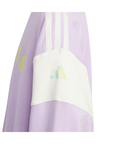adidas(アディダス)の「アディダス adidas スウェット ルーズフィット クルーネック プルオーバー(スウェット・キッズ・ピンク/ホワイト/ブラック・110cm/120cm/130cm/140cm/150cm/160cm)」の13枚目の写真