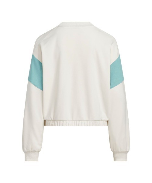 adidas(アディダス)の「アディダス adidas スウェット ルーズフィット クルーネック プルオーバー(スウェット・キッズ・ピンク/ホワイト/ブラック・110cm/120cm/130cm/140cm/150cm/160cm)」の11枚目の写真