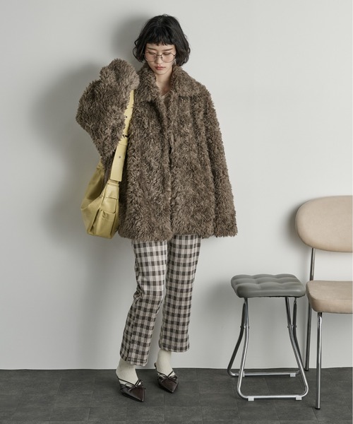 THE YOn（ザヨン）の「フェイクレザーワンショルダーバッグ（ショルダーバッグ・レディース・ブラック/イエロー/ブラウン・FREE）」の10枚目の写真