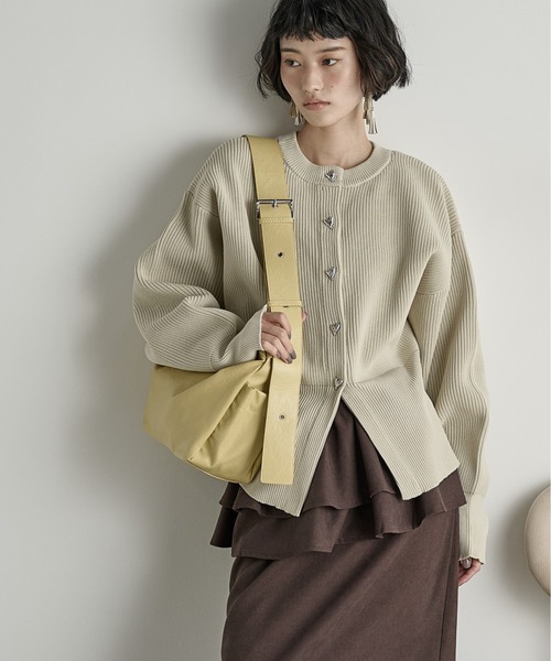 THE YOn（ザヨン）の「フェイクレザーワンショルダーバッグ（ショルダーバッグ・レディース・ブラック/イエロー/ブラウン・FREE）」の12枚目の写真