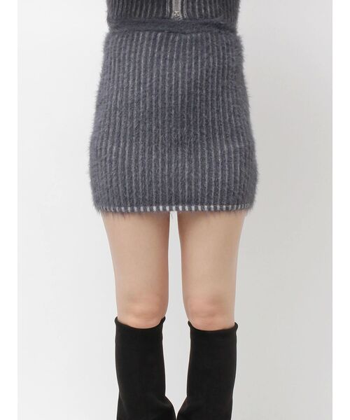 EMODA(エモダ)の「シャギープレーティングポケットスカート(スカート・レディース・ブラウン/ブラック・FREE)」の9枚目の写真