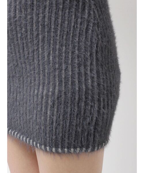 EMODA(エモダ)の「シャギープレーティングポケットスカート(スカート・レディース・ブラウン/ブラック・FREE)」の13枚目の写真