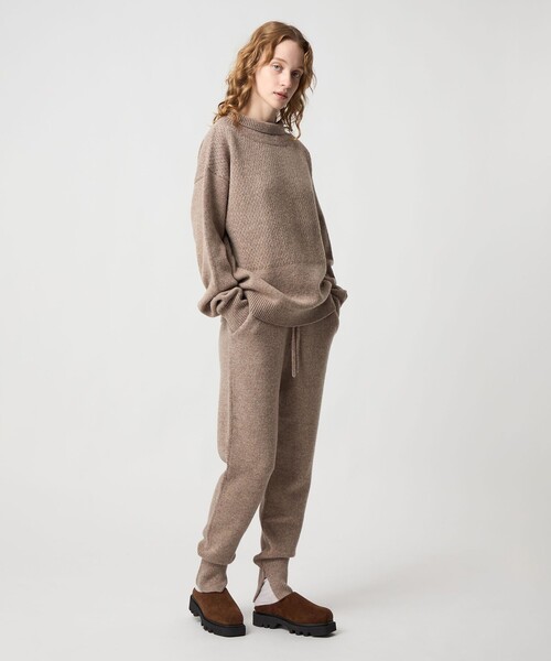 roku 6 beauty&youth ジャガードイージーパンツ 34 6(ROKU