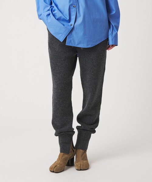 【pelleq】6 roku セレクト　ニットパンツ pelleq】6 roku セレクト ニットパンツ 6(ROKU)＞ジョーゼット