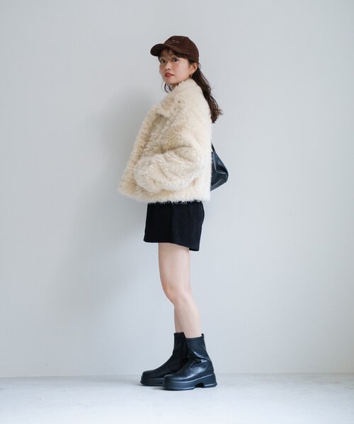 Kastane（カスタネ）の「カールミドルファーコート（その他アウター・レディース・アイボリー/ピンク/ブラウン・FREE）」の14枚目の写真