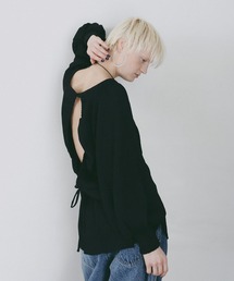 【AMERICAN RAG CIE】バックオープンブラウス(WOMEN)