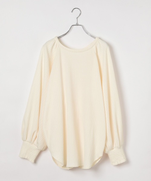 AMERICAN RAG CIE(アメリカンラグシー)の「【AMERICAN RAG CIE】バックオープンブラウス(WOMEN)(シャツ/ブラウス・レディース・ブラック/オフホワイト・FREE)」の12枚目の写真