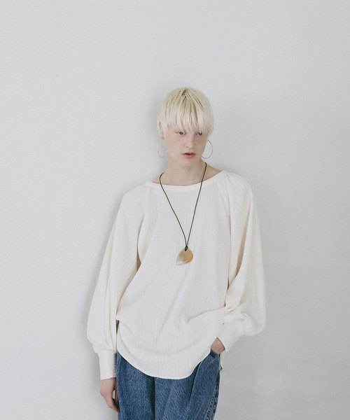 AMERICAN RAG CIE(アメリカンラグシー)の「【AMERICAN RAG CIE】バックオープンブラウス(WOMEN)(シャツ/ブラウス・レディース・ブラック/オフホワイト・FREE)」の15枚目の写真
