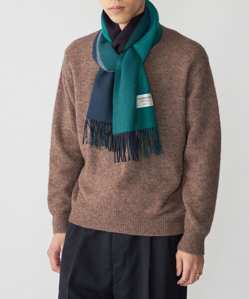 セール】SHIPS: 5ゲージ ヤク ブレンド クルーネック ニット（ニット