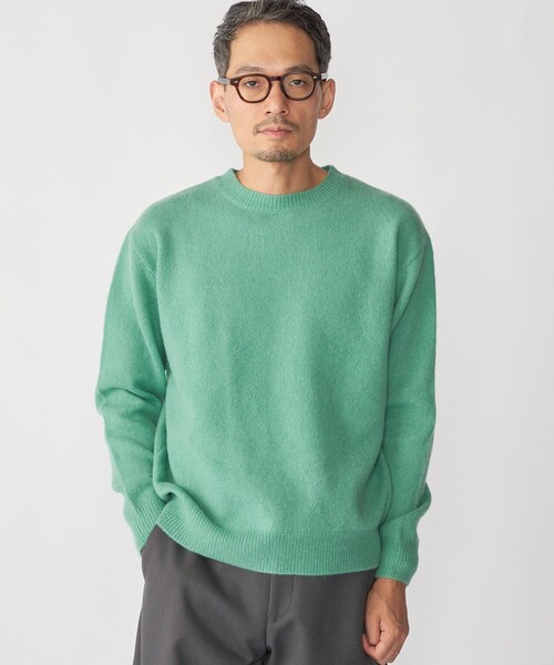 SHIPS（シップス）の「SHIPS: 5ゲージ ヤク ブレンド クルーネック ニット（ニット/セーター・メンズ・パープル/ダークグレー/コバルトブルー/レッド/ライトグリーン/キャメル・SMALL/MEDIUM/LARGE/X-LARGE）」の11枚目の写真