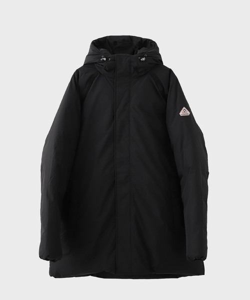 miko　ダウン　ブラック 高密度ツイルスタンドカラー ショートダウン（28-21UM02-205