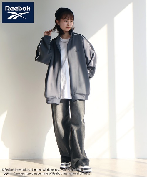 セール】【Reebok/リーボック】袖ライン デザイン トラック ジャケット
