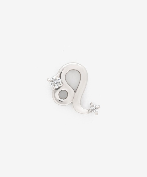 BLOOM(ブルーム)の「シルバー キュービックジルコニア 星座 ピアス(しし座) 片耳用 BLOOM/ブルーム(ピアス(片耳用)・レディース・ホワイト・-)」の12枚目の写真