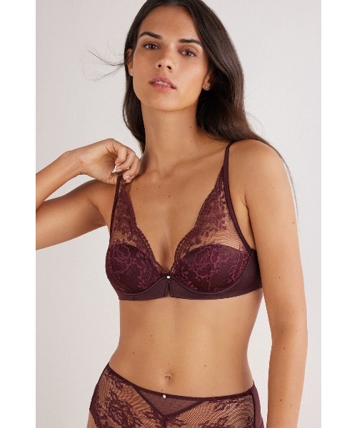 Intimissimi Elenaバルコネットブラ3点セット 70B bag付き La Vie en Rose