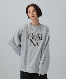 LEPSIM | アソートロゴBIG裏毛プルオーバー 603652(スウェット)