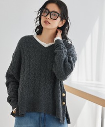 BARNYARDSTORM | BARNYARDSTORM / サイドボタンケーブルニット(ニット/セーター)