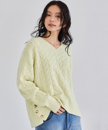 BARNYARDSTORM | BARNYARDSTORM / サイドボタンケーブルニット(ニット/セーター)