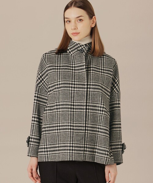 MACKINTOSH LONDON(マッキントッシュ ロンドン)の「【Precious12月号】【ROSLEY/ロズリー】ぺコラムビーバーフーデッドコート(ピーコート・レディース・ネイビー/グレー系その他2・38)」の6枚目の写真