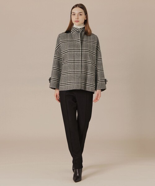 MACKINTOSH LONDON(マッキントッシュ ロンドン)の「【Precious12月号】【ROSLEY/ロズリー】ぺコラムビーバーフーデッドコート(ピーコート・レディース・ネイビー/グレー系その他2・38)」の8枚目の写真