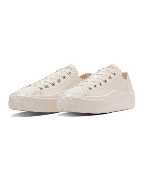 CONVERSE(コンバース)の「CONVERSE ALL STAR LIGHT PLTS II SY OX(コンバース オールスター ライト PLTS II SY OX)(スニーカー・レディース・ホワイト/ブラック・23cm/23.5cm/24cm/24.5cm/25cm)」の1枚目の写真