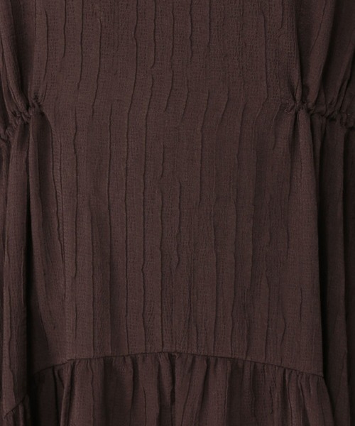 studio CLIP（スタディオクリップ）の「ドロストデザインワンピース（ワンピース・レディース・ブラウン/ブラック・FREE）」の20枚目の写真