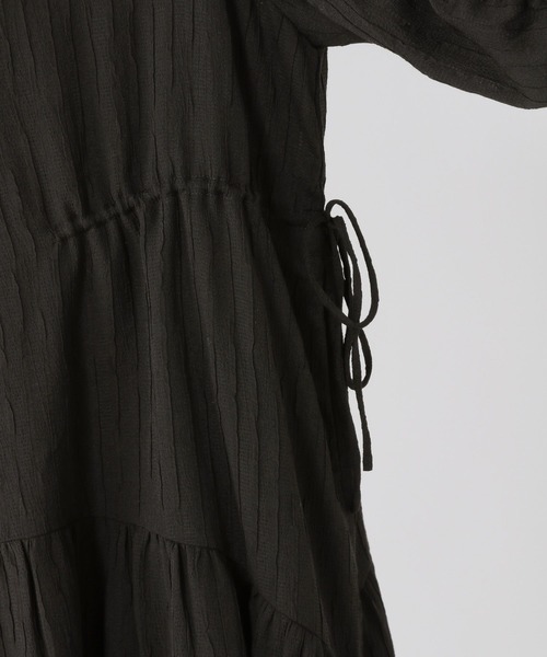studio CLIP（スタディオクリップ）の「ドロストデザインワンピース（ワンピース・レディース・ブラウン/ブラック・FREE）」の16枚目の写真