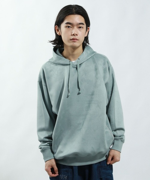 BAYFLOW（ベイフロー）の「スウェードライクポンチパーカー（Tシャツ/カットソー・メンズ・ブラック/ベージュ/グリーン・MEDIUM/LARGE）」の16枚目の写真