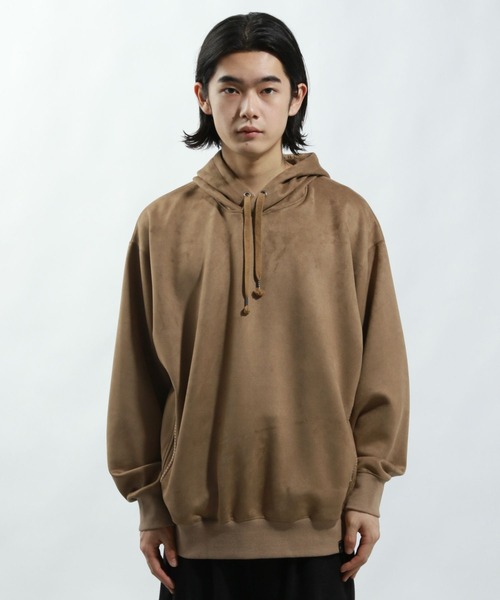 BAYFLOW（ベイフロー）の「スウェードライクポンチパーカー（Tシャツ/カットソー・メンズ・ブラック/ベージュ/グリーン・MEDIUM/LARGE）」の19枚目の写真