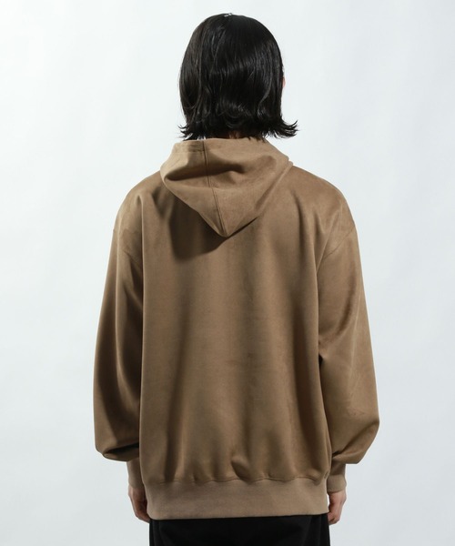 BAYFLOW（ベイフロー）の「スウェードライクポンチパーカー（Tシャツ/カットソー・メンズ・ブラック/ベージュ/グリーン・MEDIUM/LARGE）」の21枚目の写真