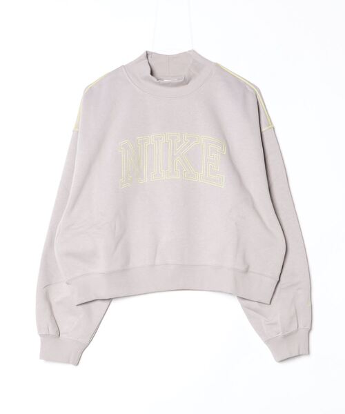 NIKE（ナイキ）の「NIKE/ナイキ W NSW PHNX FLC MOCK NECK（スウェット・レディース・ブラック/グレー/チャコールグレー・S/M/L/XL）」の13枚目の写真