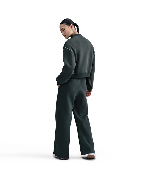 NIKE（ナイキ）の「NIKE/ナイキ W NSW PHNX FLC MOCK NECK（スウェット・レディース・ブラック/グレー/チャコールグレー・S/M/L/XL）」の17枚目の写真