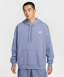 NIKE（ナイキ）の「ナイキ クラブ フリース メンズ オーバーサイズド フレンチ テリー プルオーバー パーカー / Nike Club Fleece Men's Oversized French Terry Pullover Hoodie HJ1817-499 World Indigo（パーカー）」