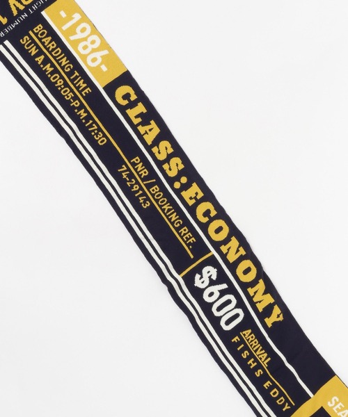 niko and...(ニコアンド)の「【Fishs Eddy(フィッシュエディ)】ニットマフラー【UNISEX】(マフラー・レディース・アイボリー/ネイビー・FREE)」の8枚目の写真