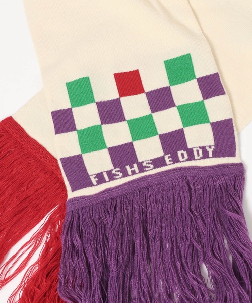 niko and...(ニコアンド)の「【Fishs Eddy(フィッシュエディ)】ニットマフラー【UNISEX】(マフラー・レディース・アイボリー/ネイビー・FREE)」の11枚目の写真