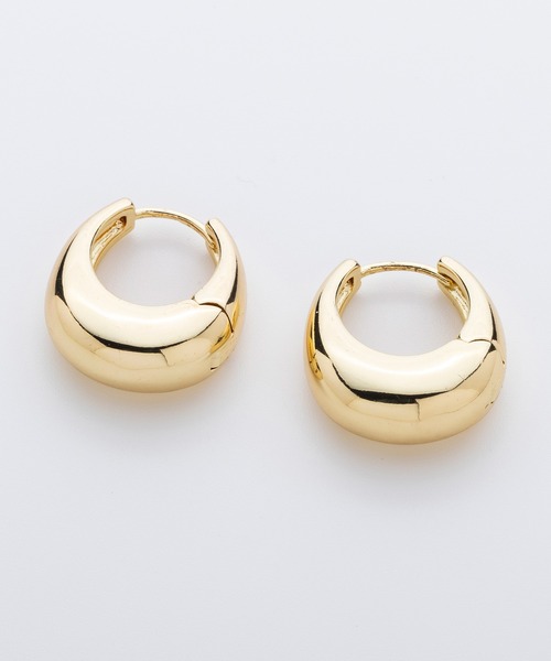 AJUGA.（アジュガ）の「クレッシェンドフープピアス（ピアス（両耳用）・レディース・シルバー/ゴールド・ONE SIZE）」の7枚目の写真