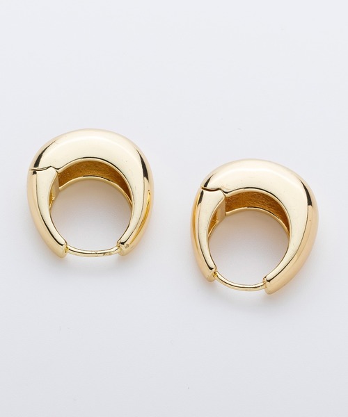 AJUGA.（アジュガ）の「クレッシェンドフープピアス（ピアス（両耳用）・レディース・シルバー/ゴールド・ONE SIZE）」の8枚目の写真